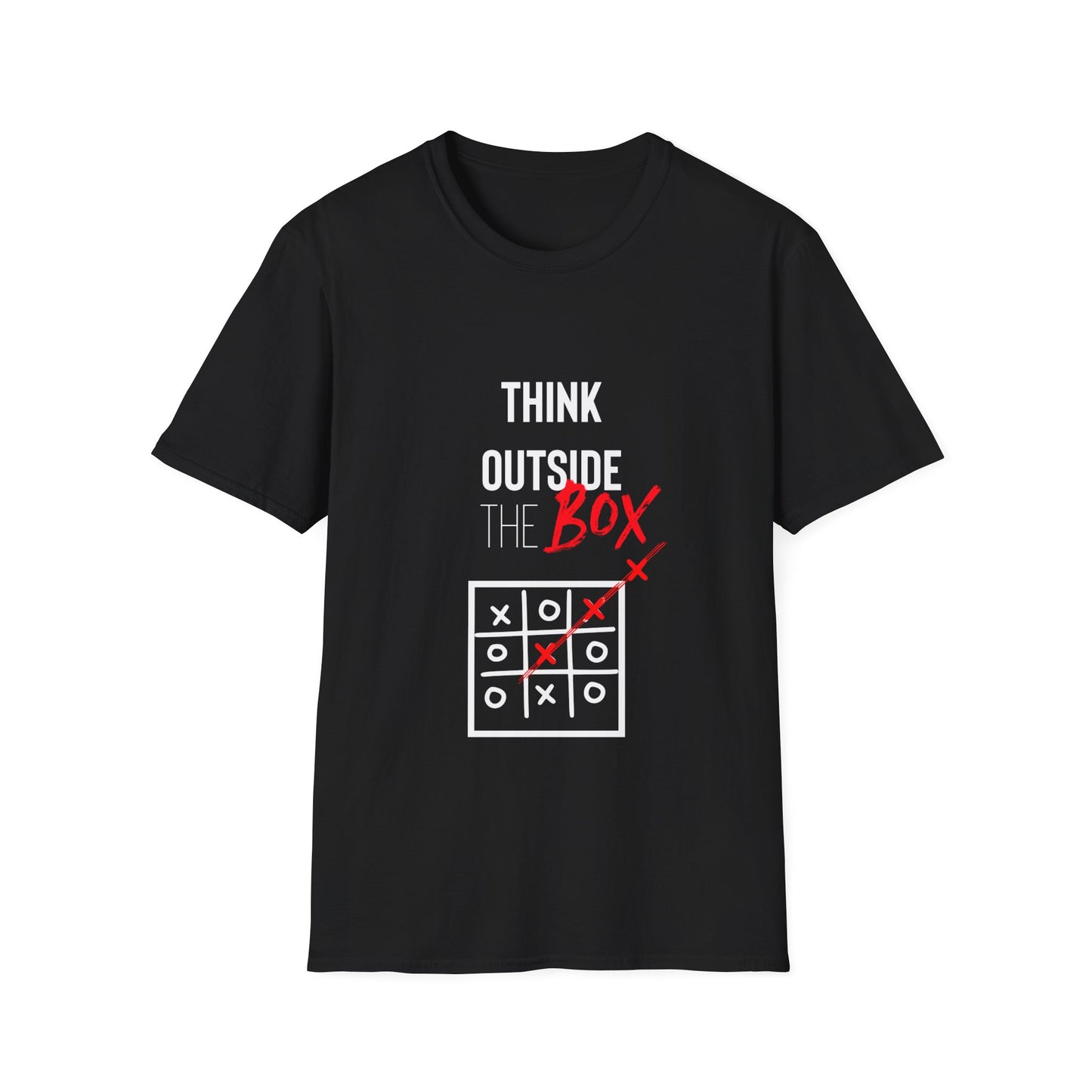 Think Outside The Box Tshirt Unisex Softstyle T-Shirt