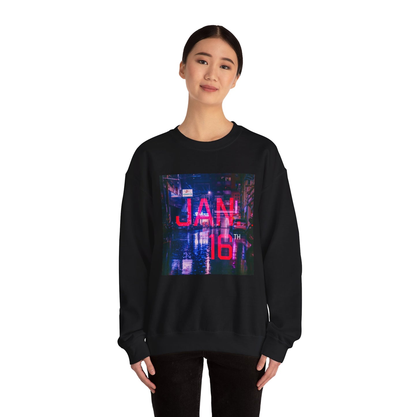 Jan. 16 Phiphic Long Sleeve Unisex Heavy Blend™ Crewneck Sweatshirt