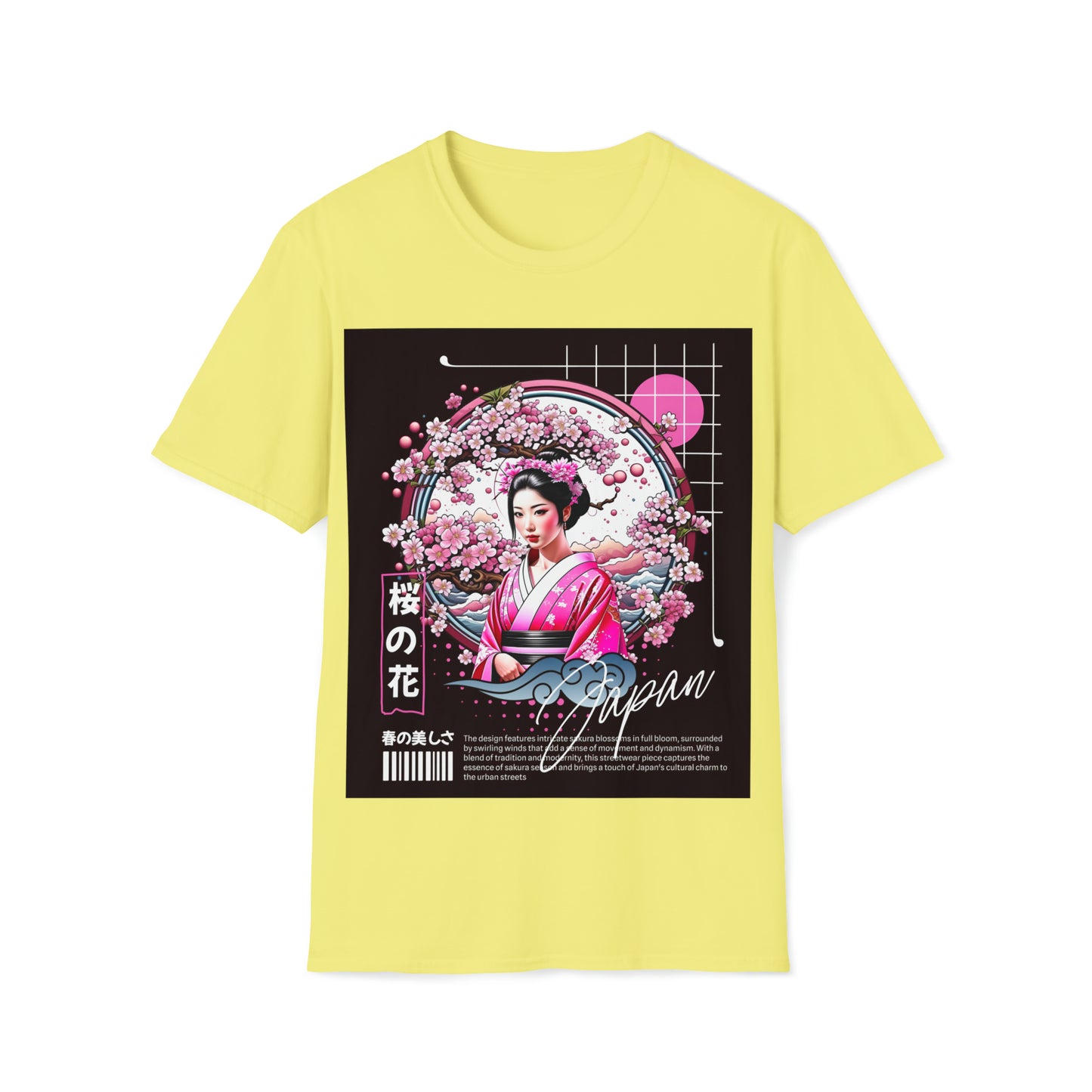 Japan Graphic Tshirt Cotton Unisex Softstyle T-Shirt