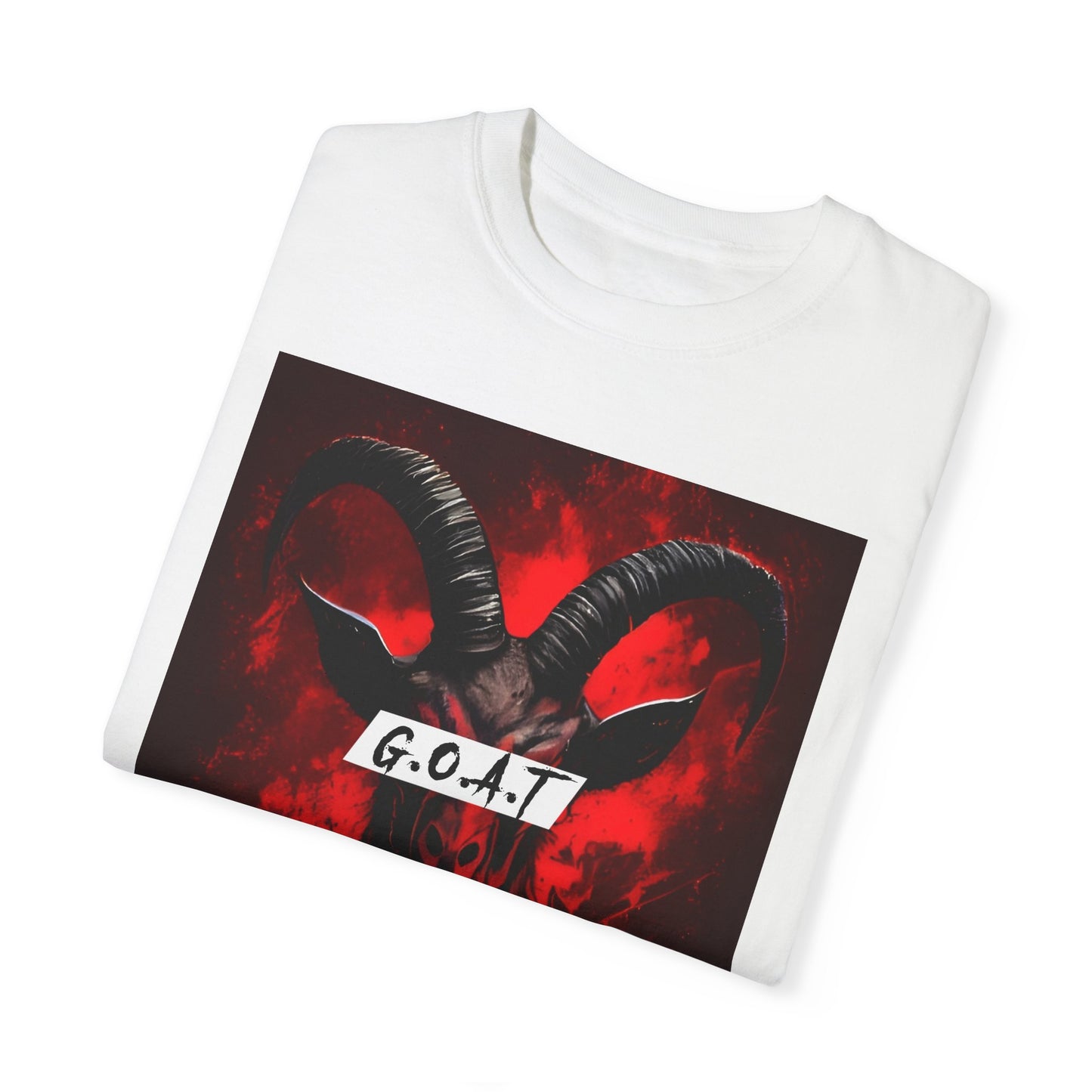 The Goat Graphic Tee Goat Tshirt  Shirt Unisex Garment-Dyed T-shirt