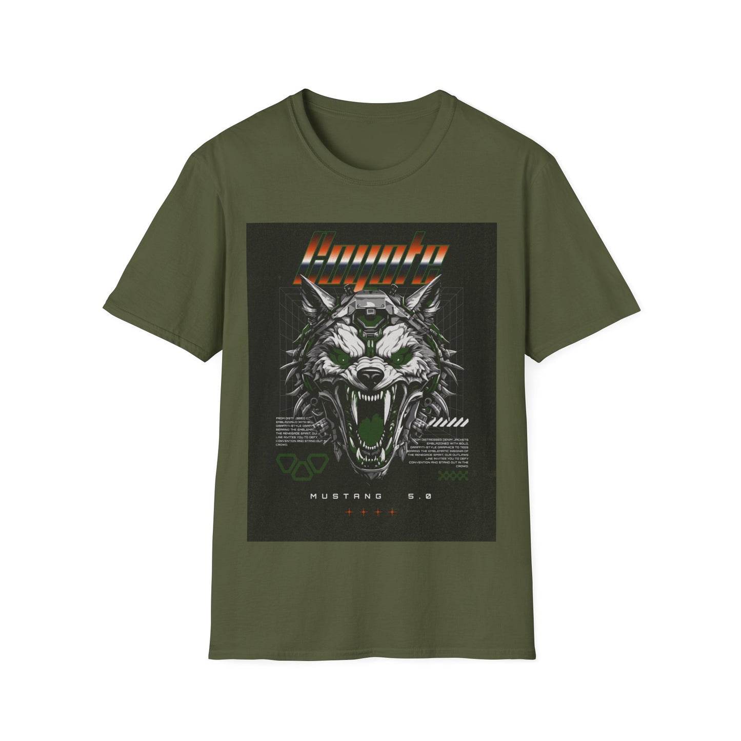 Coyote Graphic T-shirt Unisex Softstyle T-Shirt