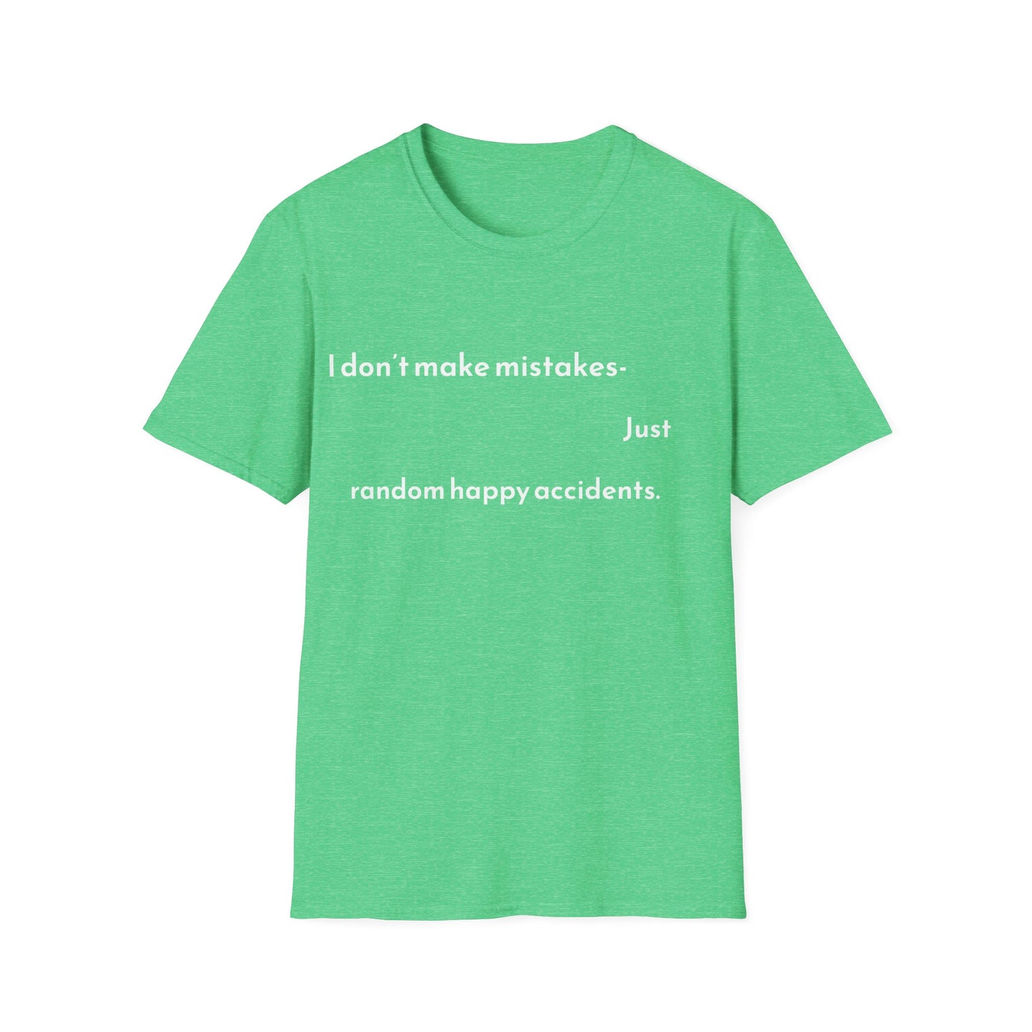 Random Happy Accidents Unisex Softstyle T-Shirt