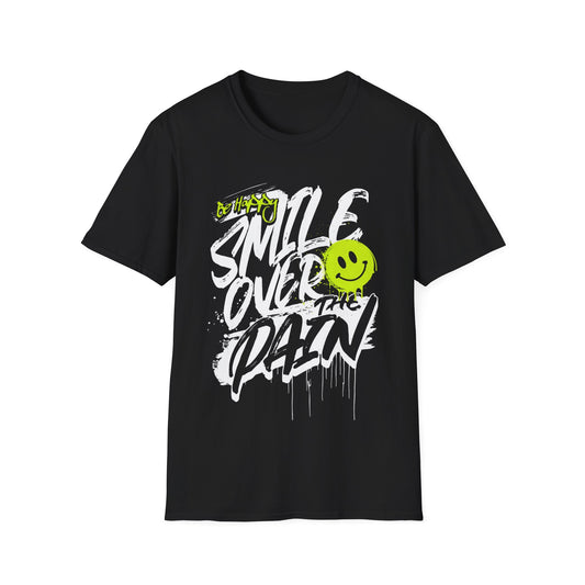 Be Happy Smile Graphic T-shirt Unisex Softstyle T-Shirt