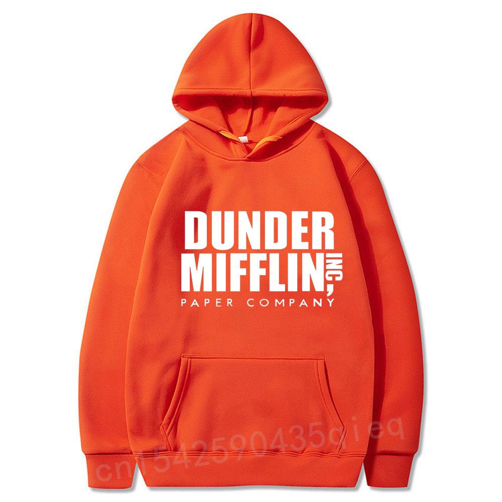 Harajuku The Office Sweatshirt Men/Woemn Fleece Hoodies Dunder Mifflin Paper Inc Hoodie Unisex Crewneck Moletom Feminino Hoody