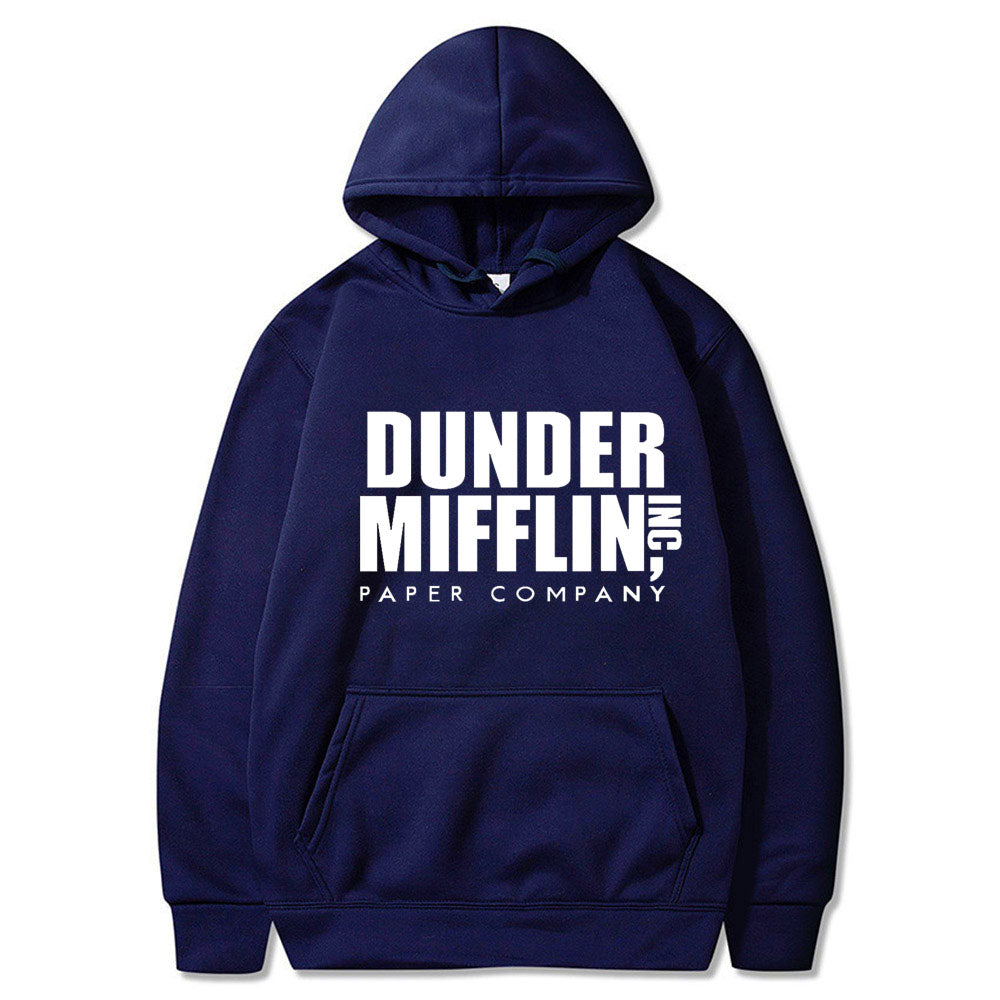 Harajuku The Office Sweatshirt Men/Woemn Fleece Hoodies Dunder Mifflin Paper Inc Hoodie Unisex Crewneck Moletom Feminino Hoody