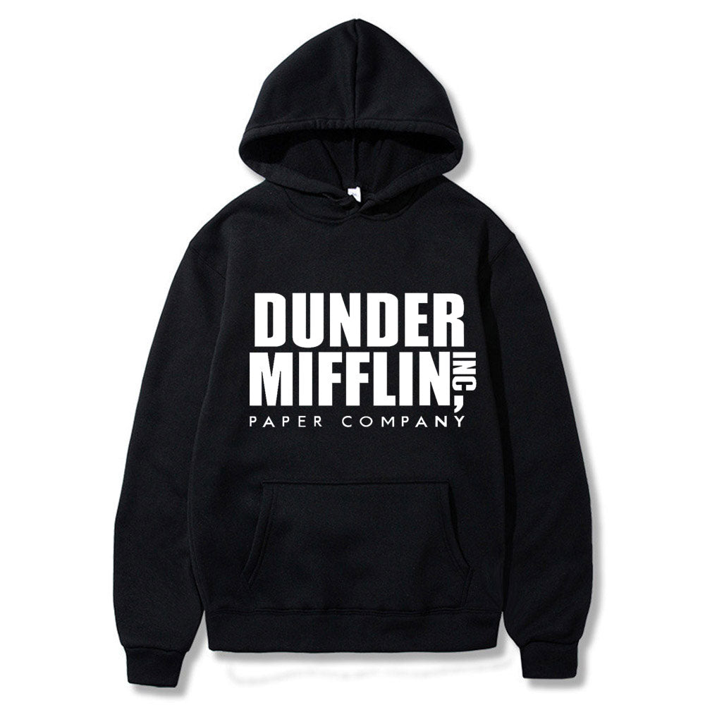 Harajuku The Office Sweatshirt Men/Woemn Fleece Hoodies Dunder Mifflin Paper Inc Hoodie Unisex Crewneck Moletom Feminino Hoody