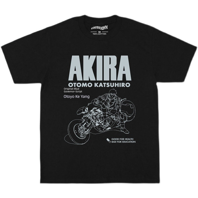 Akira Kintian Anime Short-Sleeved Casual T-shirt